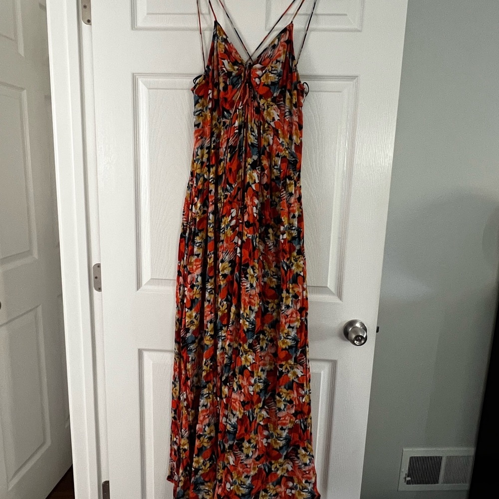 Free People Vibrant Floral Maxi Dress